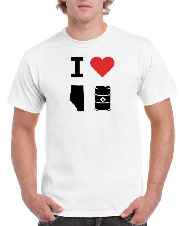 I Love Alberta Oil Shirt